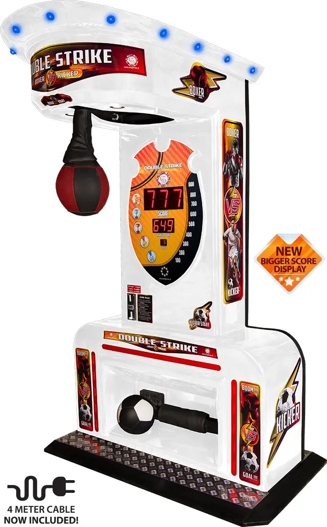 Professional boxing arcade machine for bar locations