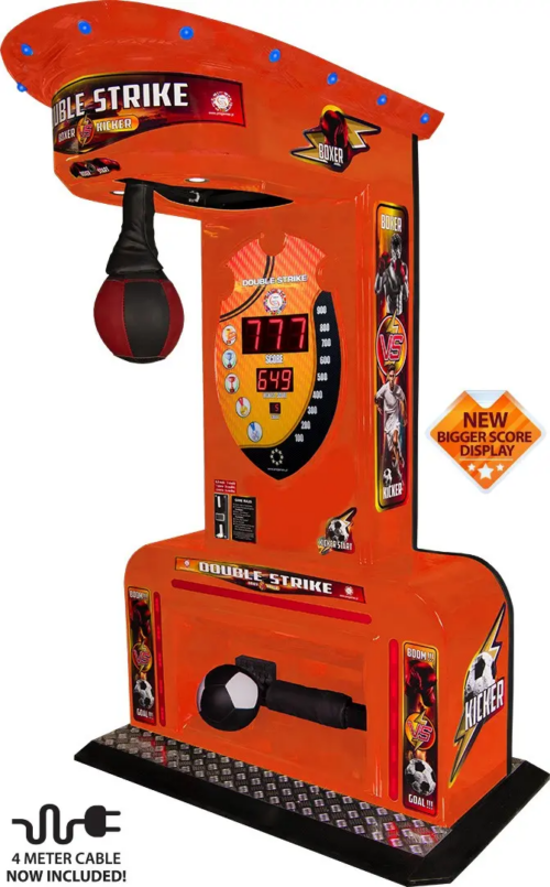 Professional boxing arcade machine for bar locations