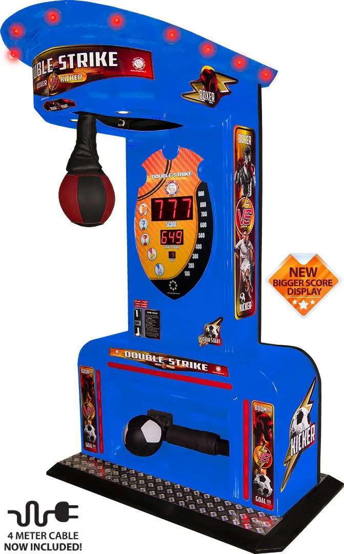 Professional boxing arcade machine for bar locations