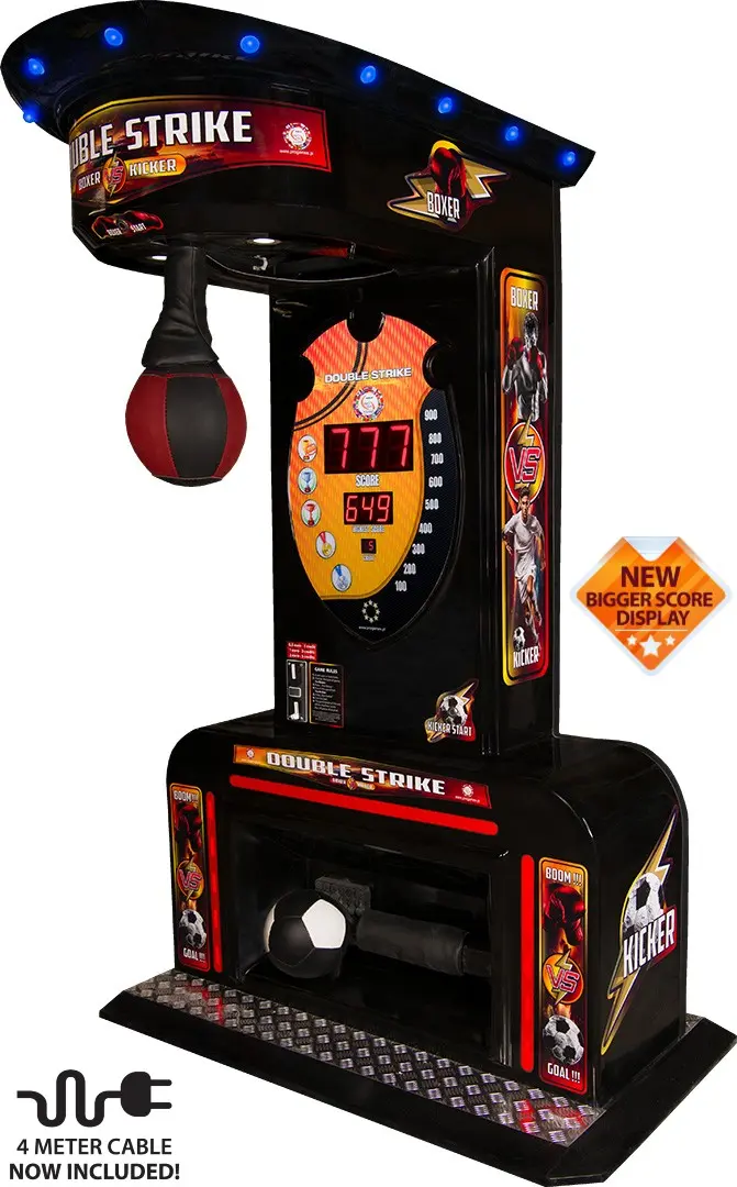Professional boxing arcade machine for bar locations