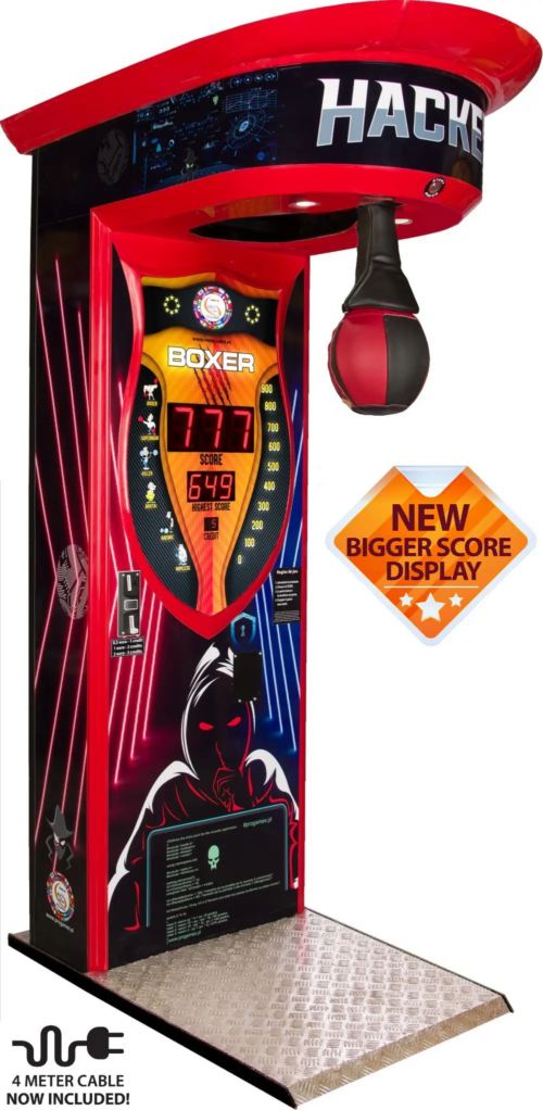 European quality arcade boxing machine dimensions and specifications