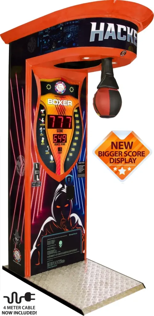 European quality arcade boxing machine dimensions and specifications