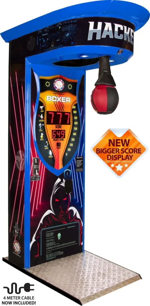 European quality arcade boxing machine dimensions and specifications