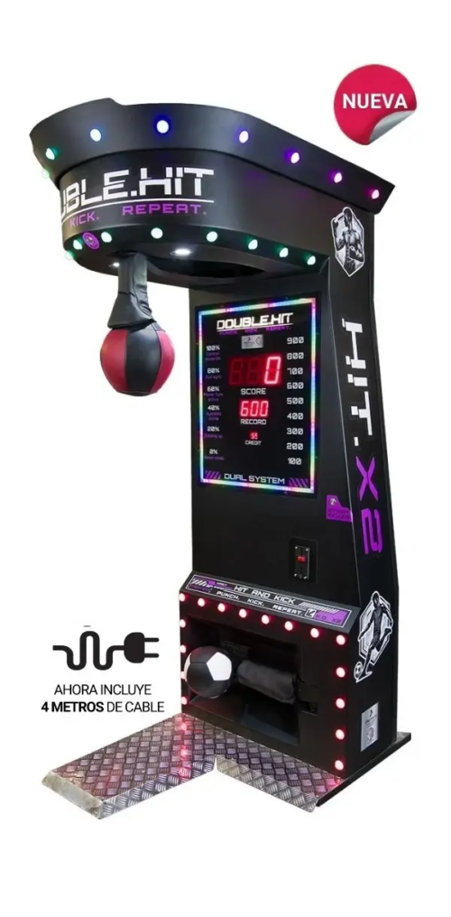 máquina de fuerza arcade para bares máquina de golpe arcade comercial con sistema de fuerza