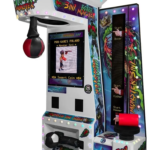 máquina de fuerza arcade vista frontal