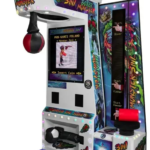 commercial arcade boxing machine front view