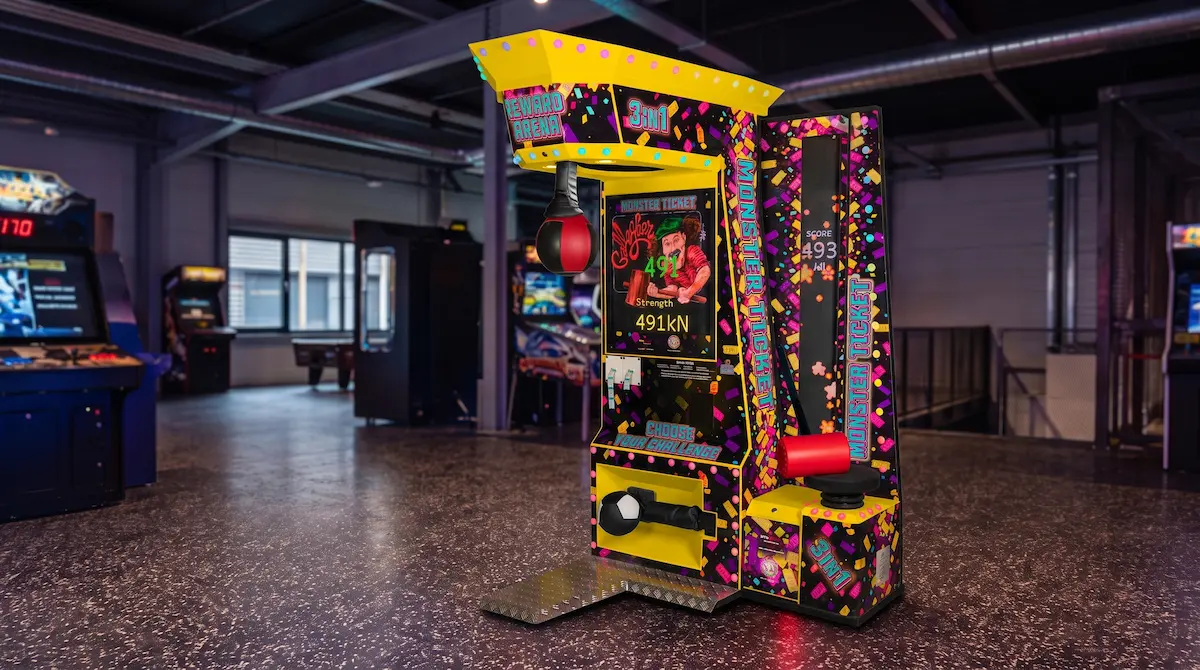 Best boxer machine for arcade – Uplay America boxer machines on an arcade floor